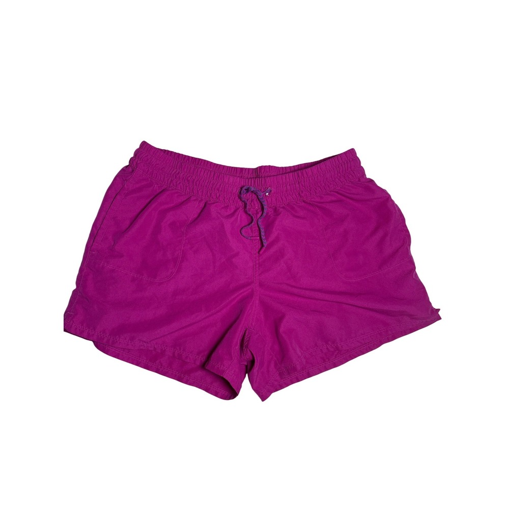 The North Face Womens‎ Purple Drawstring Waist Athletic Shorts M athleisure